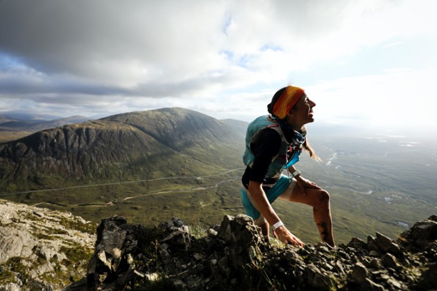 Corredora durante la Salomon Glen Coe Foto (c) Ian Corless